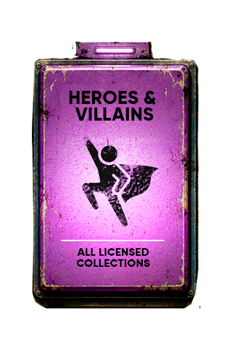 button for heroes & Villains