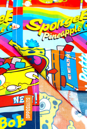 Hawaiihemd mit SpongeBob-Müslischachtel-Aufdruck