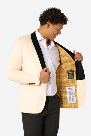 Dinner Jacket - Ivory Champagne