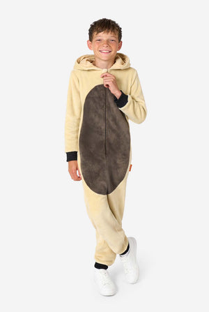 Kind im Avatar-Appa-Onesie