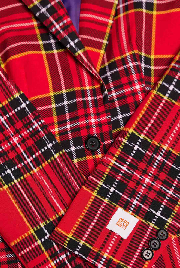 Damen trägt Lumberjackie Blazer, Nahaufnahme Blazer