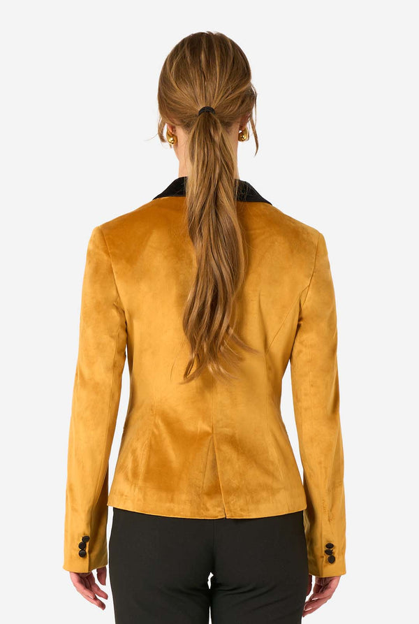 Womens Dinner Jacket - Gold