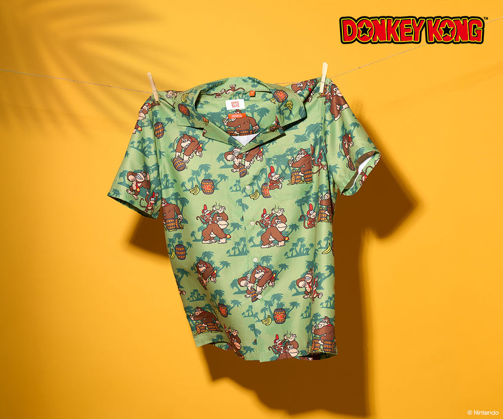 Image with green donkey Kong shirt
