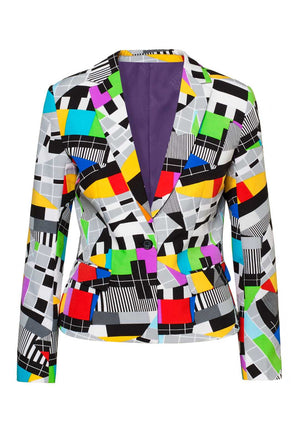 Farbenfroher Testbildschirm Blazer