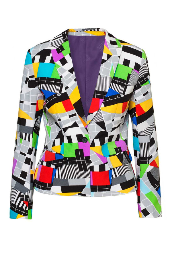 Farbenfroher Testbildschirm Blazer