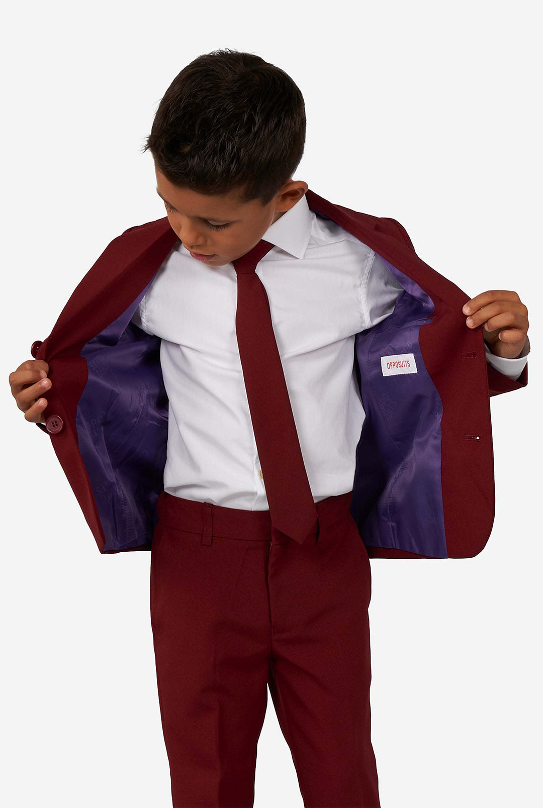 Blazing Burgundy Boys | Burgundy Red Suit for Boys | OppoSuits