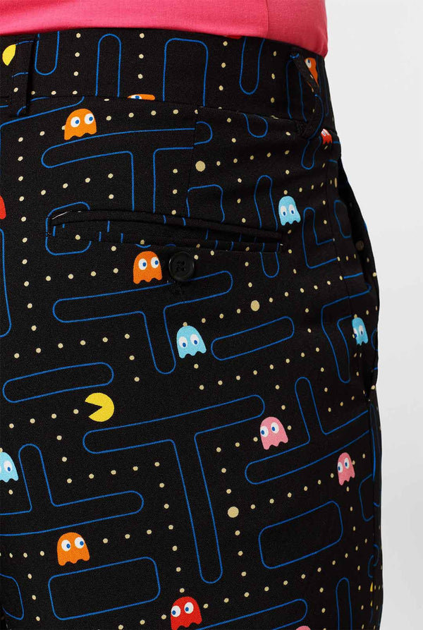 Pac-Man-Labyrinthhosen, Nahaufnahme 